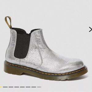 Youth Crinkle Metallic Chelsea Dr Martens